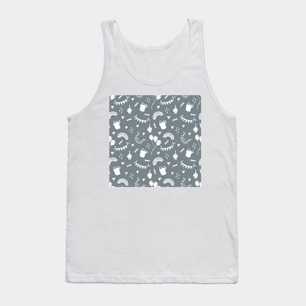 Birthday pattern Tank Top by DanielK